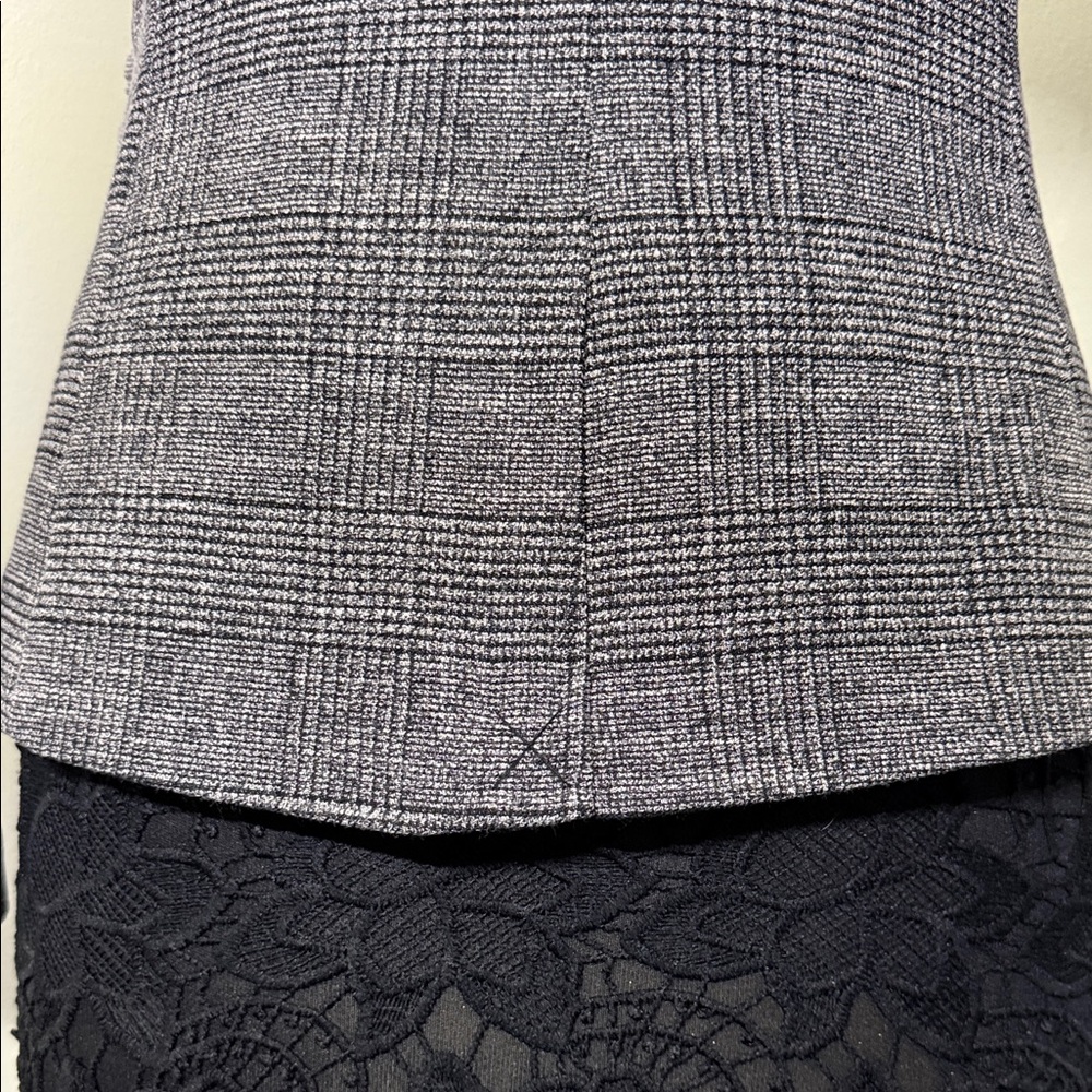 H&M Classic Black and Gray Blazer - Picture 6 of 11